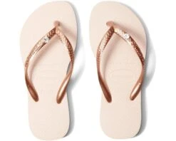Havaianas Kids Slim Crystal SW II Flip Flop Sandal (Toddler/Little Kid/Big Kid)