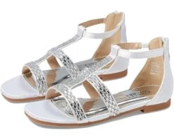 Badgley Mischka Kids Lisa Braided Sandal (Little Kid/Big Kid)