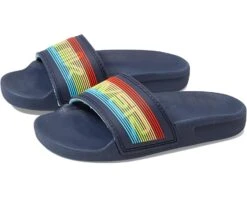 Quiksilver Kids Rivi Wordmark Slide (Toddler/Little Kid/Big Kid)