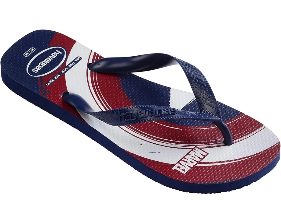 Havaianas Kids Top Marvel Logomania Flip Flop Sandal (Toddler/Little Kid/Big Kid) 3 Havaianas Kids Top Marvel Logomania Flip Flop Sandal (Toddler/Little Kid/Big Kid)