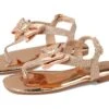 Badgley Mischka Kids Taylor Metallic Bow Sandal (Little Kid/Big Kid) -Kids Sandals Store 71XCxndjD0L. AC SR920736