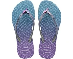Havaianas Kids Slim Glitter Flip Flop Sandal (Toddler/Little Kid/Big Kid)